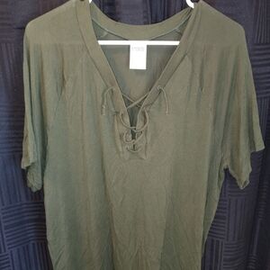 Victoria's Secret Olive Short Sleeve Tee